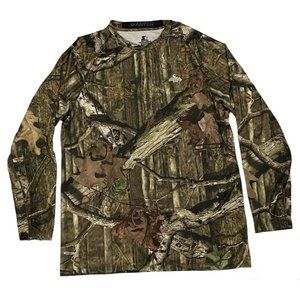 Starter Mossy Oak Men's Long Sleeve Athletic‎ Camo Tee T-Shirt Size XL